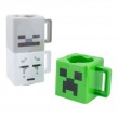 Plastic Mugs stackable (Set 3pcs) - Minecraft